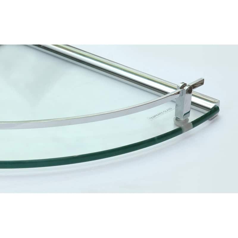 Dowell 2008/001 Series Corner Glass Shelf