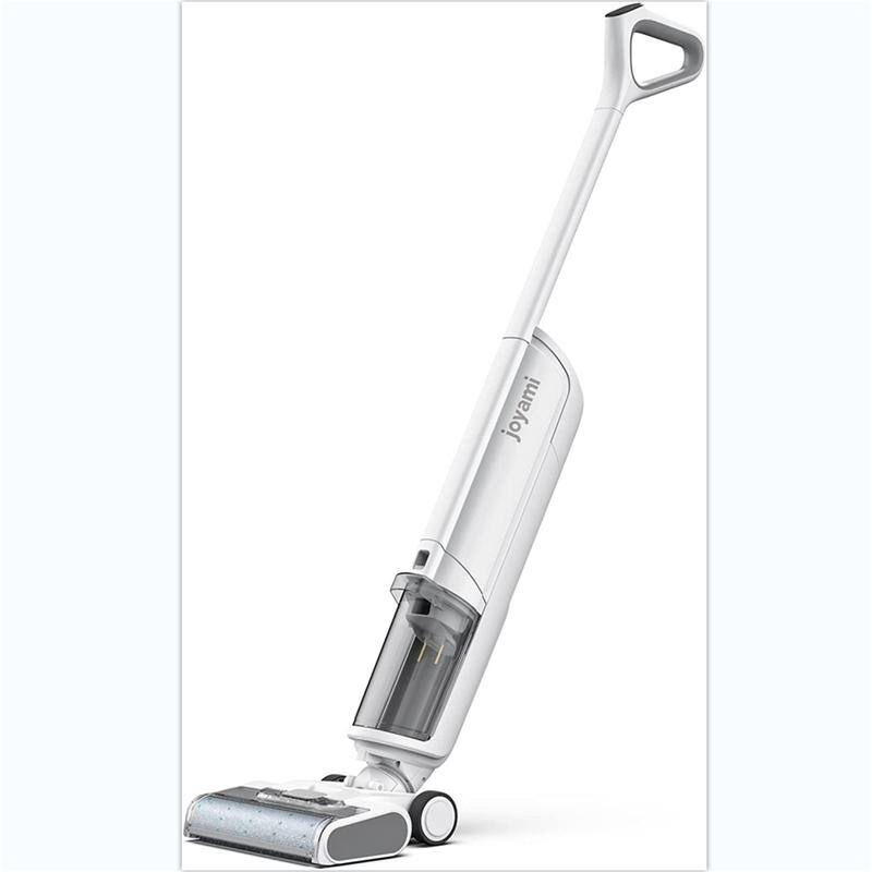 LCD Display and 2 Minutes Quick Drying 4 in 1 Upright Vacuum Cleaners for Carpet and Hard Floors - White - White