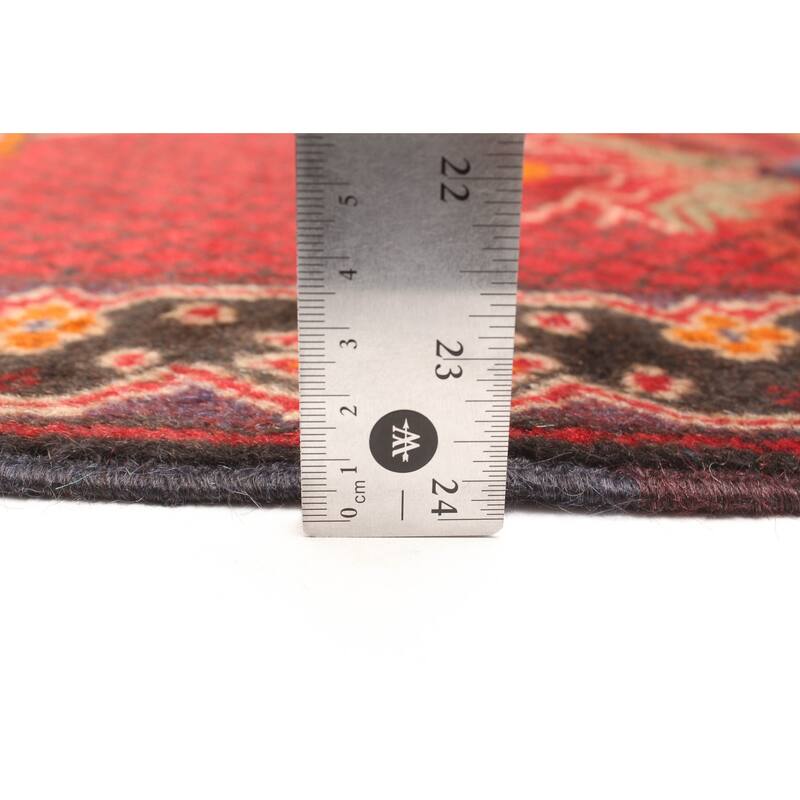 ECARPETGALLERY Hand-knotted Teimani Red Wool Rug - 3'3 x 5'2