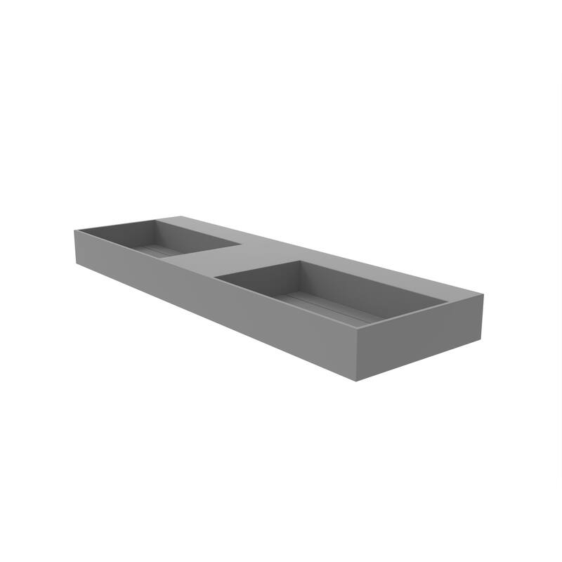 Juniper Stone Solid Surface Wall-mounted Vessel Sink