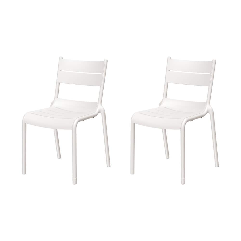 Naples Stackable Side Chair, 2 Pcs