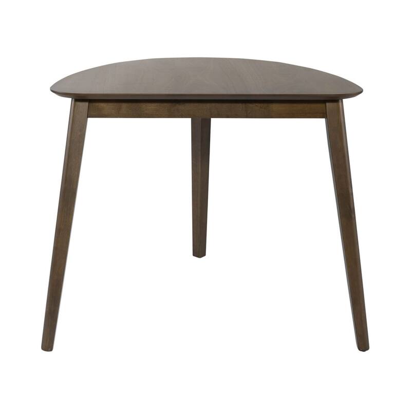 Space Savers Satin Walnut Triangle Table