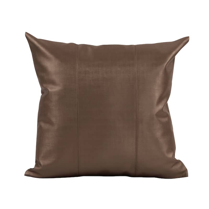 Allan Andrews Luxe Pillow and Cover - Bronze
