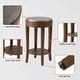 preview thumbnail 4 of 15, COSIEST 2-Tier Round Accent End Table with Shelf