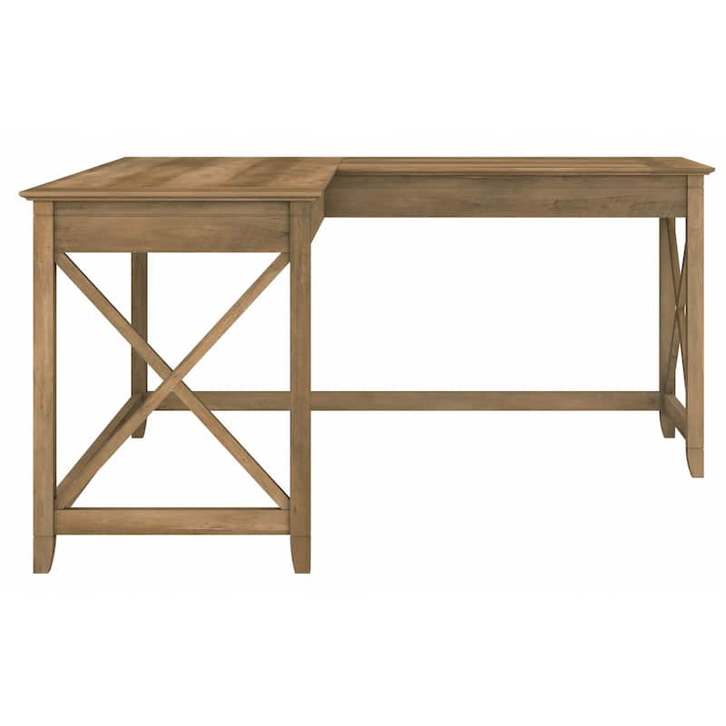 Key West 60W L Shaped Desk for Home Office by Bush Furniture