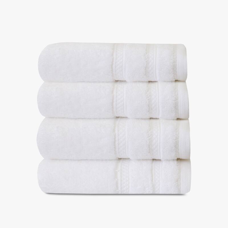 True Comfort Towels - White - 4 Hand Towels