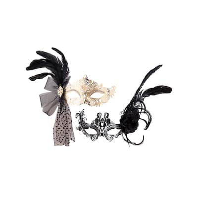Creole Mask A/2 - Black - Set of 2
