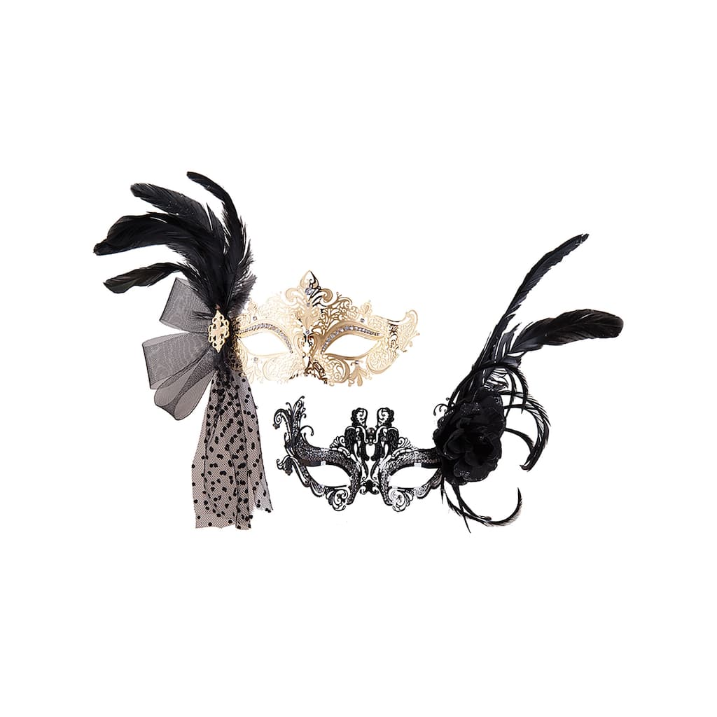 Creole Mask A/2 - Black - Set of 2