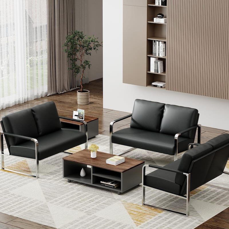 small LoveSeat sofa, Mini Couch leather loveseat for small spaces Faux Leather Loveseat Sofa Small Sofa Couches