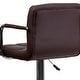 preview thumbnail 63 of 103, Quilted Vinyl Adjustable Chrome Bar Stool (Set of 2)