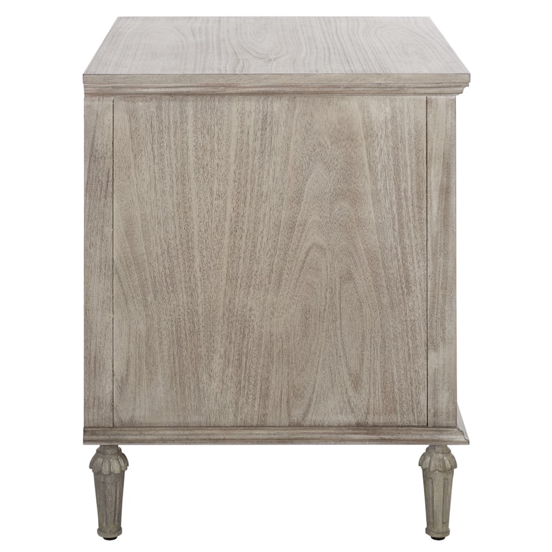 SAFAVIEH Couture Firyal 3-Drawer Wood Nightstand