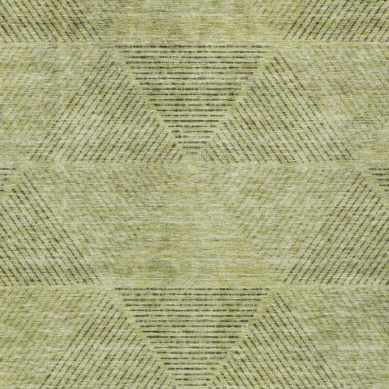 HomeRoots Geometric Transitional Rectangle Outdoor Rug