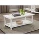 preview thumbnail 5 of 19, Payne Wood Coffee Table with Shelf - 47.25'' x 24.00'' x 18.25''