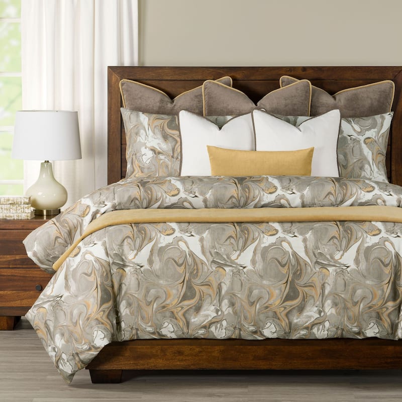 Siscovers Wanderlust Marble Print Duvet Set