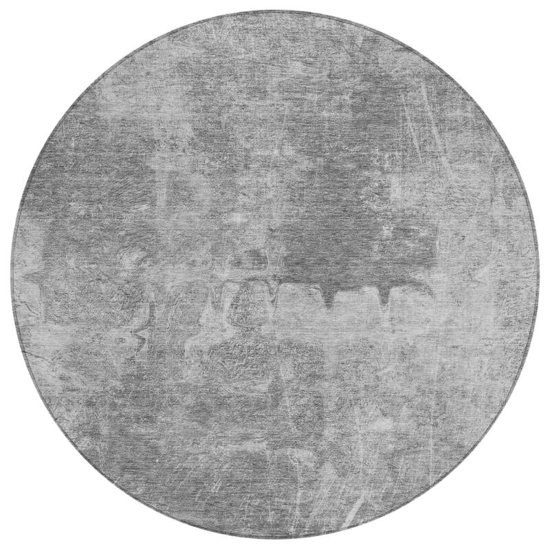 Machine Washable Indoor/ Outdoor Abstract Modern Chantille Rug