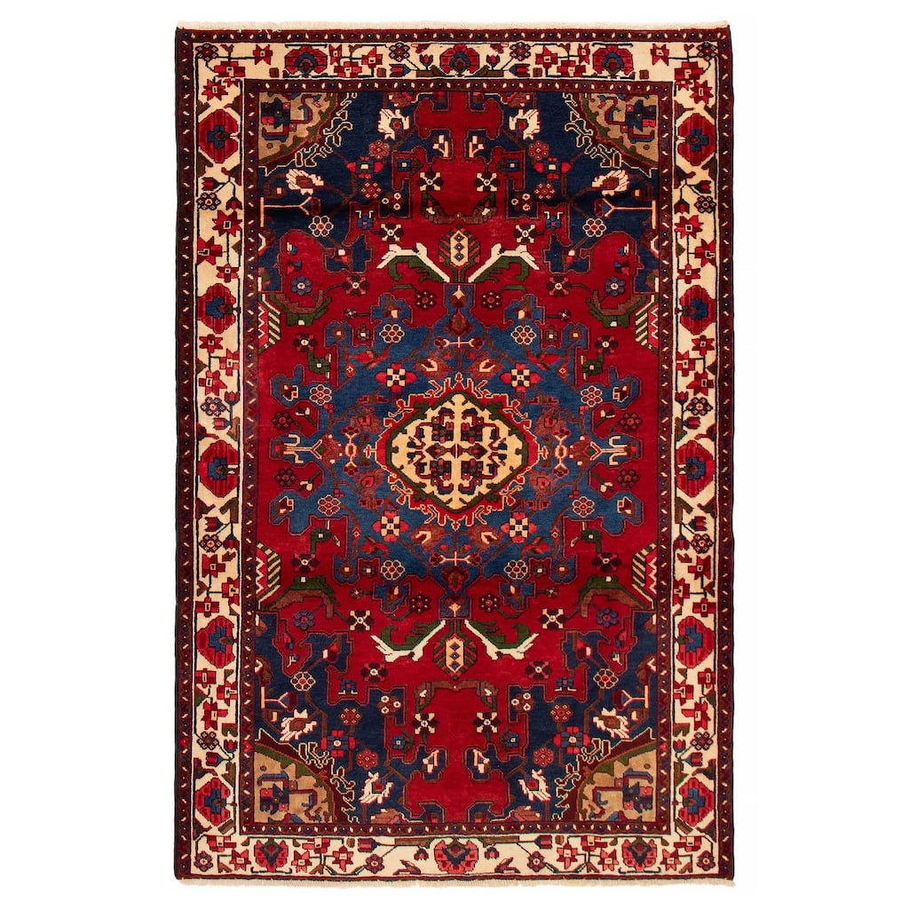ECARPETGALLERY Hand-knotted Anadol Red Wool Rug - 5'3 x 7'11
