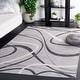 preview thumbnail 7 of 59, SAFAVIEH Odyssey Pirkko Mid-Century Modern Rug 4' x 6' - Grey/Ivory - Rectangle