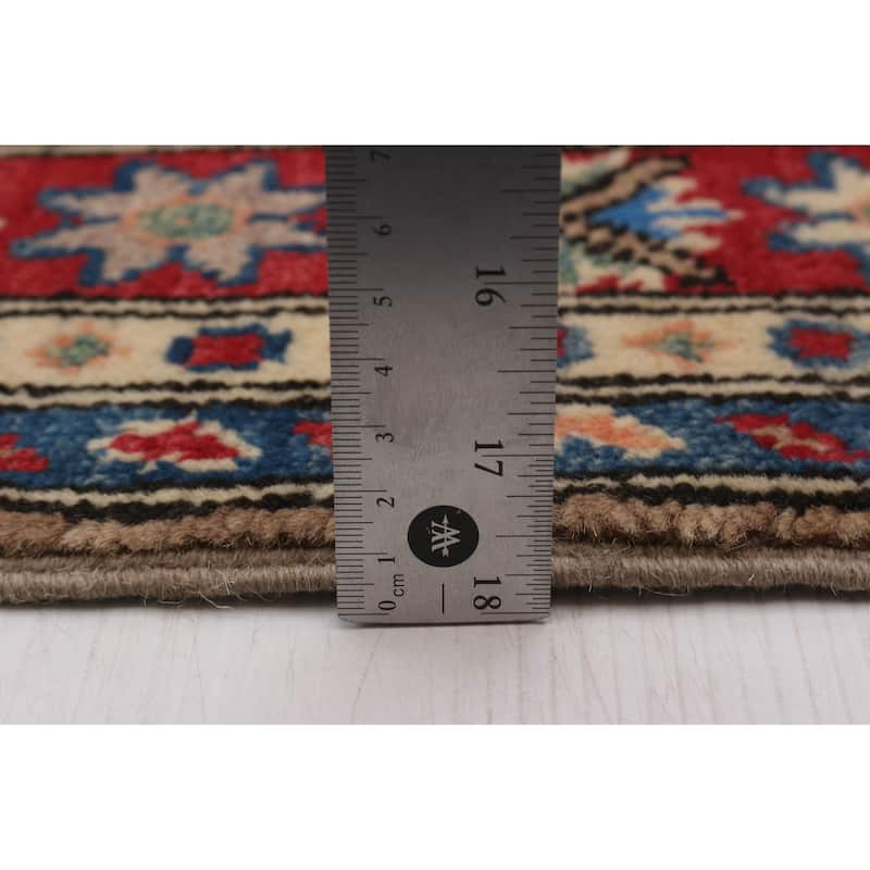 ECARPETGALLERY Hand-knotted Uzbek Ghazni Brown Wool Rug - 2'8 x 9'8