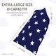 preview thumbnail 5 of 6, Tadpoles Beanbag Cover - Navy W/ Stars