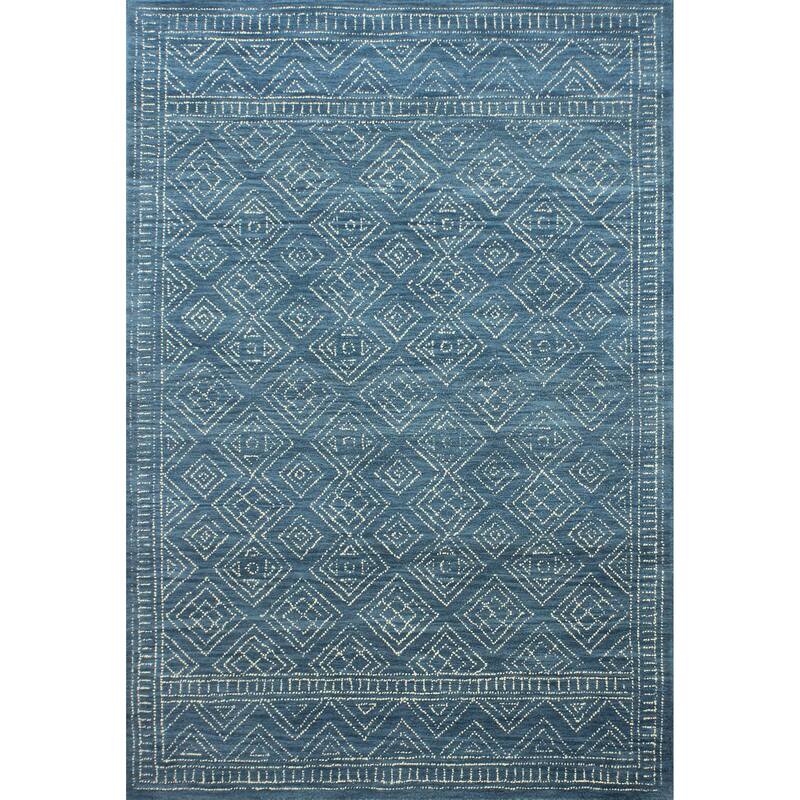 Bashian Ester Azure Transitional Area Rug - 9'6" x 13'6"
