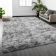 preview thumbnail 66 of 130, Modern Indoor Area Rug Tie-Dyed Carpet for Living Room Bedroom Nursery 5'x8' - Tie-dye grey - Rectangle