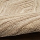 preview thumbnail 44 of 49, Nourison Graceful Indoor only Geometric Wool Area Rug 5' 3" x 7' 3" - Taupe