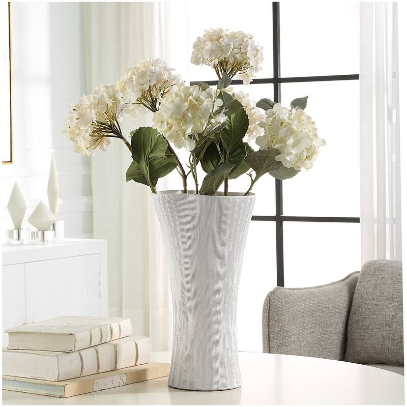 Uttermost 18105 Floreana 15-1/2" Tall Ceramic Vase