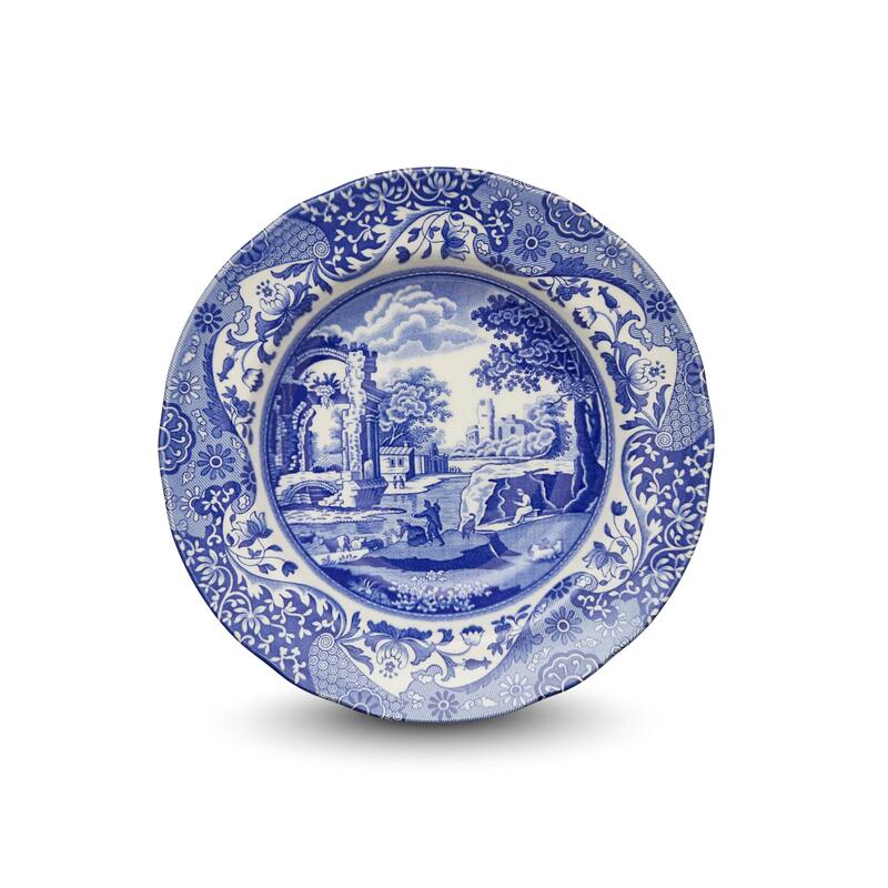 Spode Blue Italian Soup Plate - 9 inch - 9 inch
