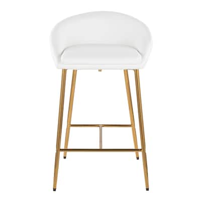 Silver Orchid Livesey 26-inch Glam Counter Stool (Set of 2)