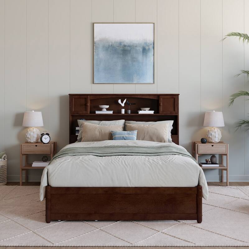 Hadley Platform Bed with Panel Footboard and Storage Drawers