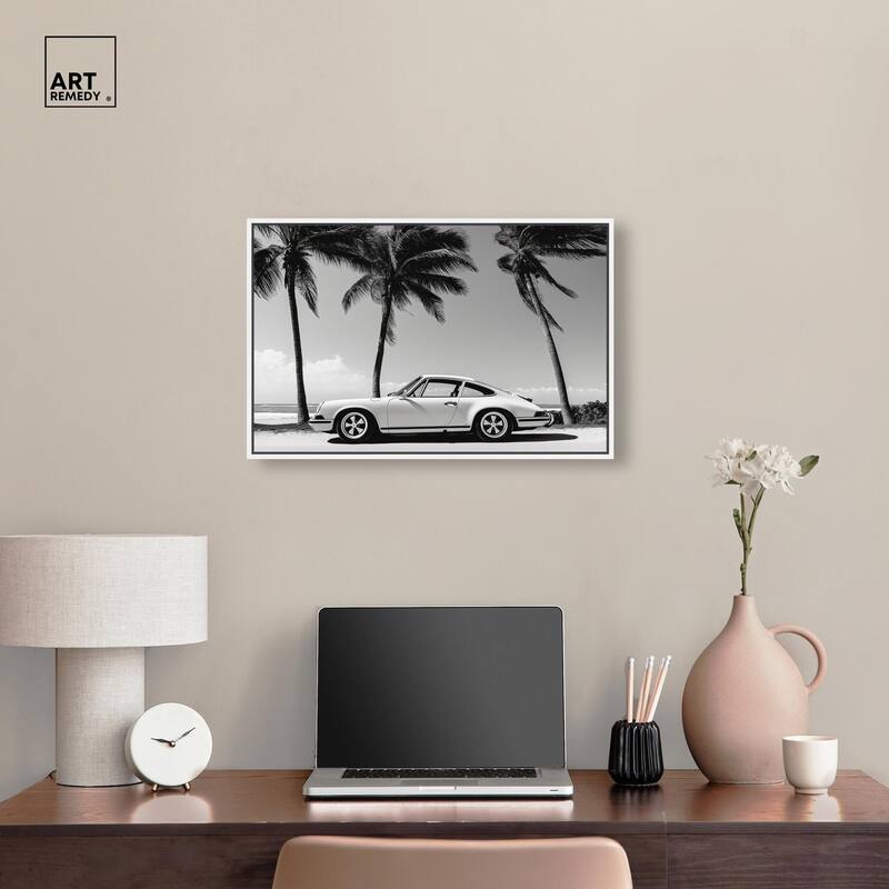 Analog Vintage Car Canvas by Art Remedy