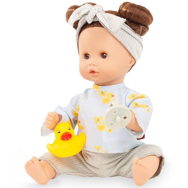 slide 2 of 5, Gotz: Sleepy Aquini: Little Duck - 13" Drink & Wet Bath Girl Doll, Kids 3+
