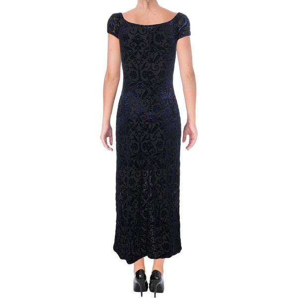 Shop Aqua Womens Maxi Dress Velvet Burnout Overstock 25768334