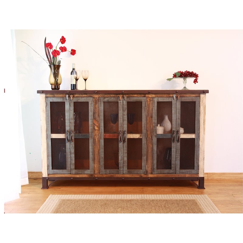 Bayshore 6 Door Sideboard - Mesh Doors