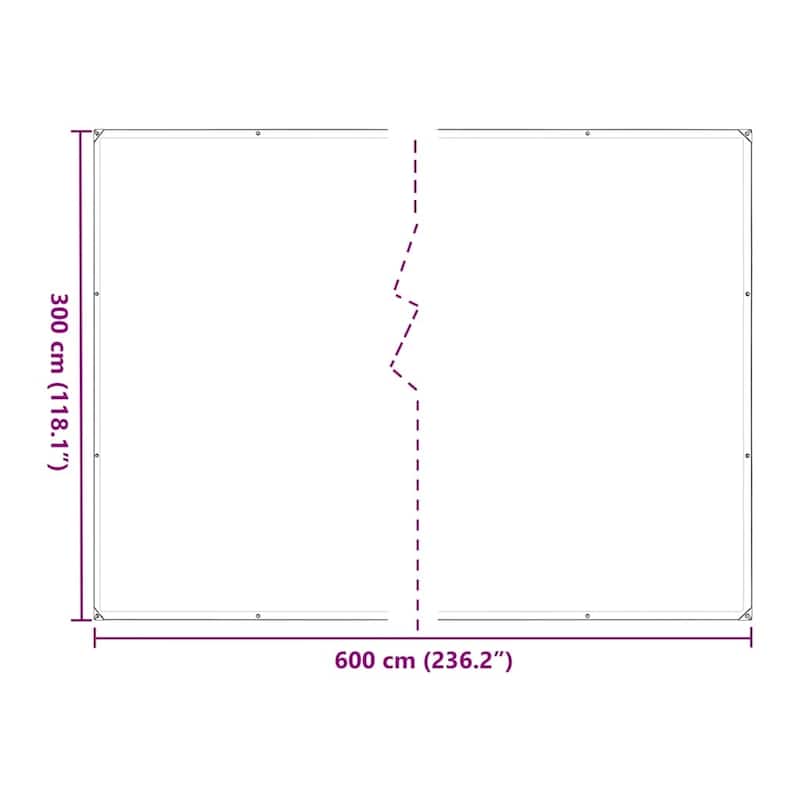 vidaXL Plant Cover Transparent Polyethylene