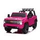 preview thumbnail 14 of 17, 24V 2 Seater Ride On Truck Car, Chevrolet Electric Car for Kids wRemote Control/ Suspension/ Soft Start/ FM/ Bluetooth/ Music