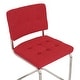 preview thumbnail 2 of 16, Breuer Chair Company Aurora Cushion Padded Seat & Cushion Back Cantilever Side Chair w Chrome Frame (Various Upholstery Fabrics)