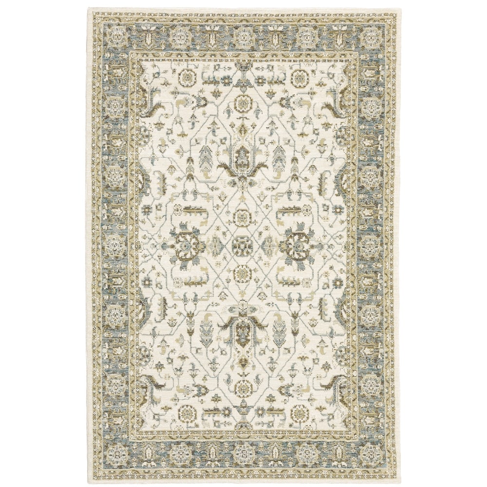 Style Haven Adalynn Traditional Bordered Area Rug