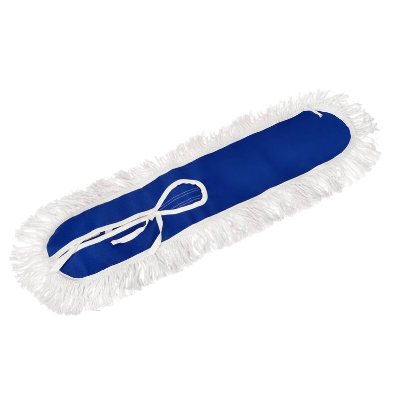 Commercial Mop Replacement Heads Cotton Yarn 36" Length Dust Mop Blue
