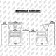 preview thumbnail 2 of 32, Farmhouse Dining Chairs Organic Round Arms Y-back Wood with Woven Black Seats For Kitchen Hotel Restaurants (Set of 2)