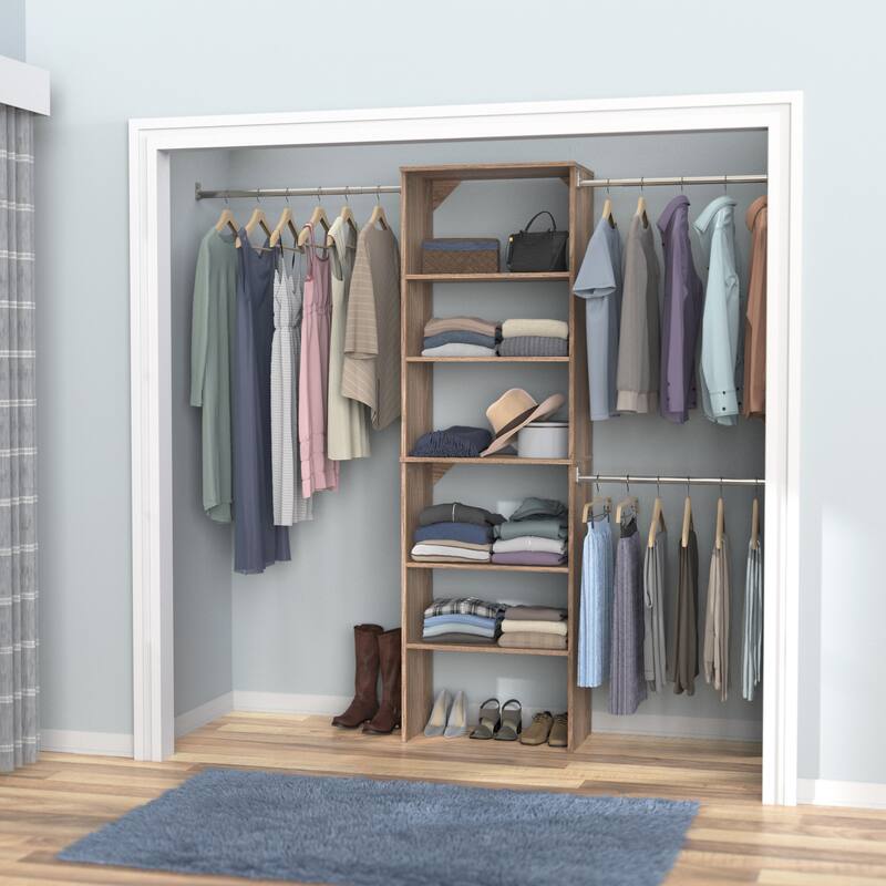 ClosetMaid SuiteSymphony 25-inch Wide Starter Tower Closet Organizer
