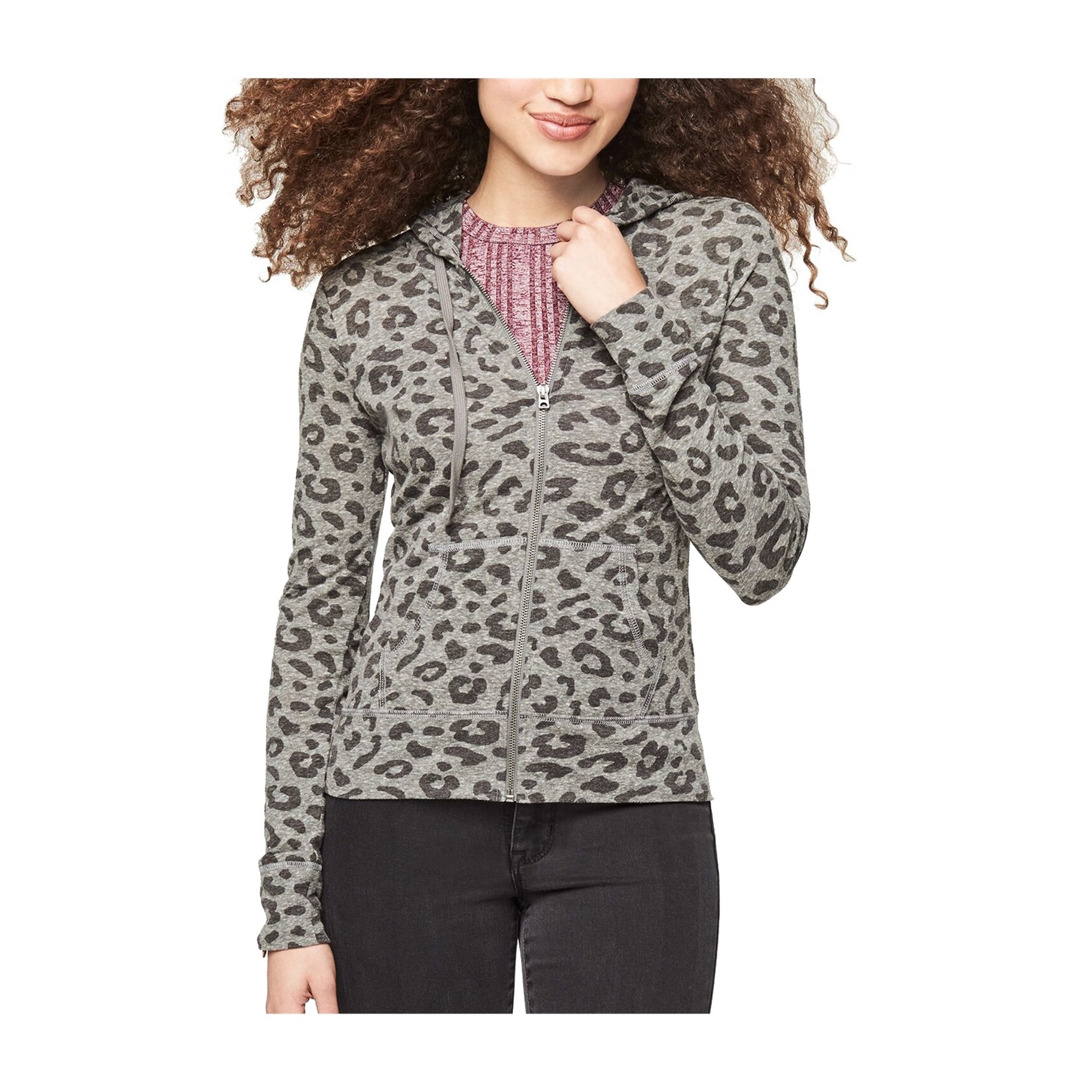 womens leopard hoodie