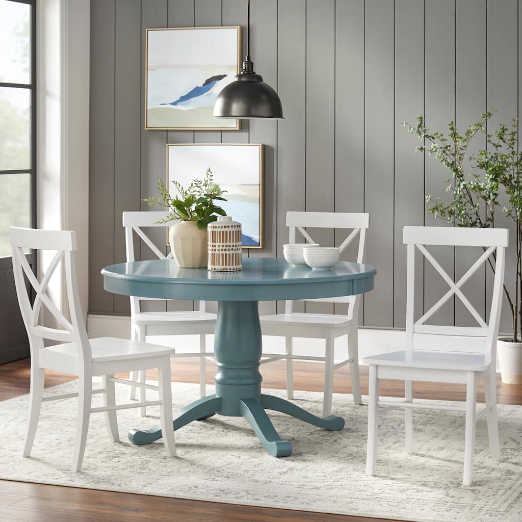 Simple Living 5-piece Arianna Pedestal Dining Set