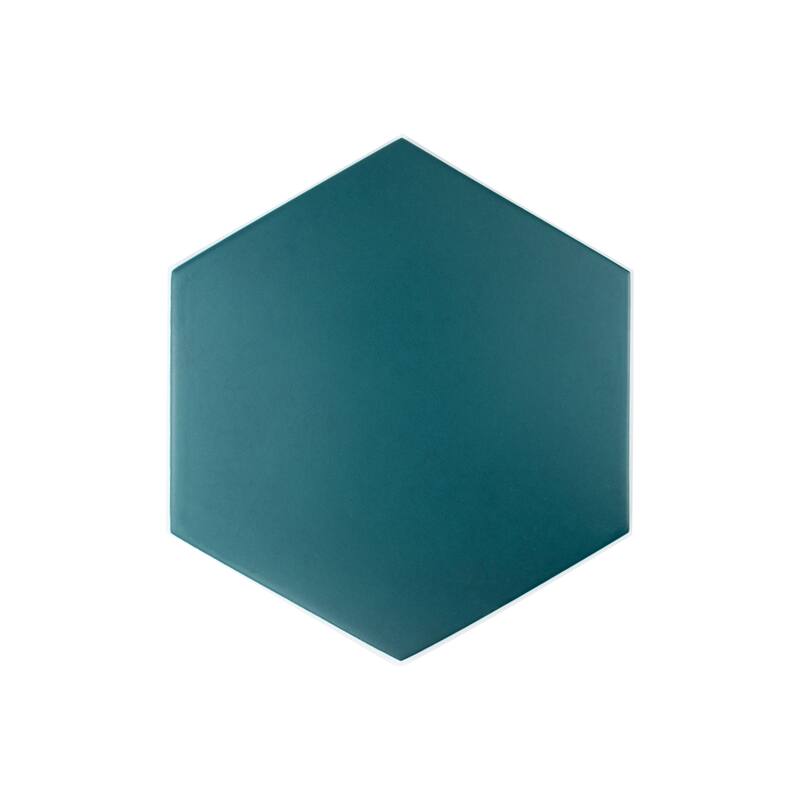 Honeycomb Hexagon 9 in. x 10 in. Glazed Porcelain Wall and Floor Tile