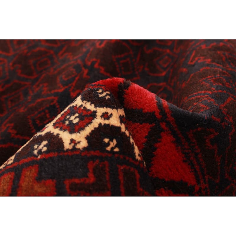 Teimani Burgundy Rug 2'10" x 4'6" - 2'10 x 4'6