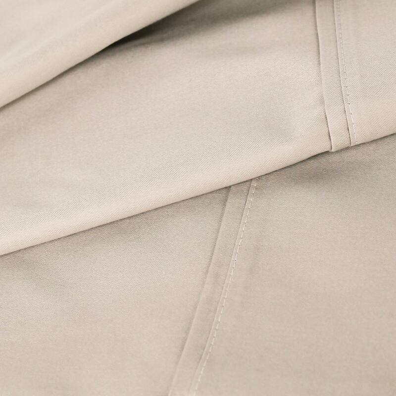400 Thead Count Pleated Cotton Sheet Set Extra Pillowcases
