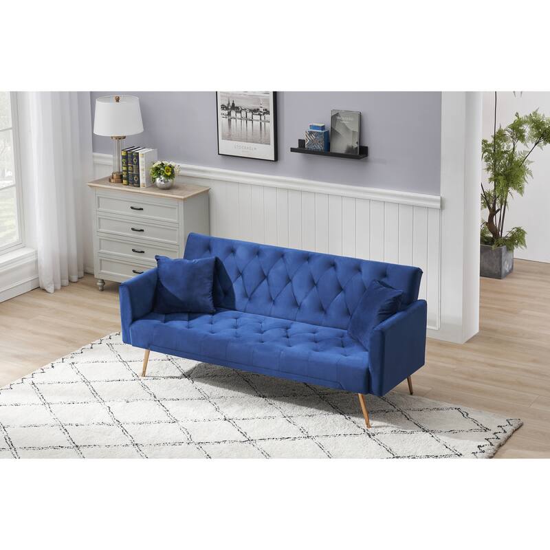 71" Convertible Double Folding Living Room Sofa Bed