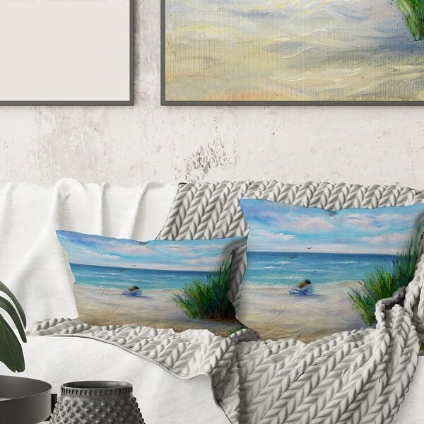 Coastal pillows bed bath cheap and beyond