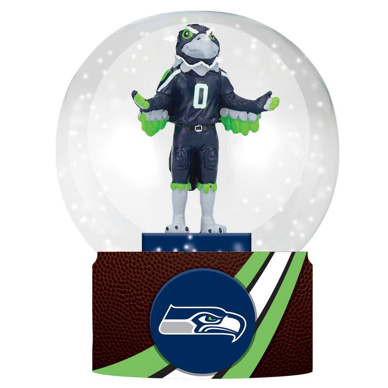 Seattle Seahawks 5 in. Glass Tabletop Snow Globe