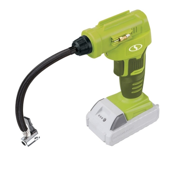 Shop Sun Joe & Snow Joe Cordless Air Compressor w/Nozzle Adapters 24